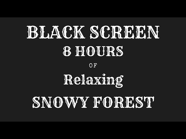 Thumbnail of 8 Hours of Snowy Forest