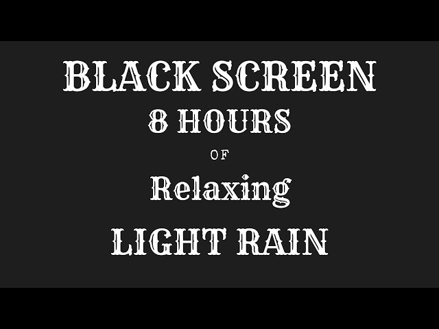 Thumbnail of 8 Hours of Light Rain